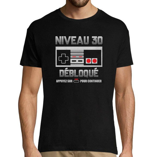 T-shirt Homme Anniversaire 30 ans Gamer - Planetee