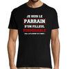 T-shirt Famille Parrain d'un filleul formidable - Planetee