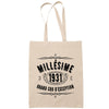 Sac Tote Bag 1931 Cru d'exception beige - Planetee