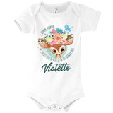 Body bébé Violette Yeux de Biche - Planetee