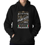 Sweat à Capuche Femme Origines Italiennes - Planetee