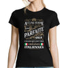 T-shirt Femme Femme Origines Italiennes - Planetee