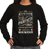 Sweat Femme née en Roumanie - Planetee