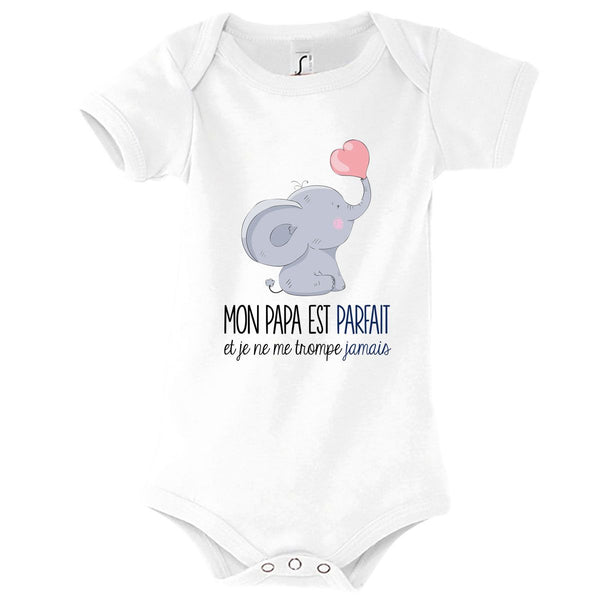 Body Bébé "Je Veux Devenir Chirurgien Comme Papa" - Impression En France - Coton Doux - Lavable En Machine
