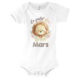 Body Bébé Roi Lion né en mars - Planetee