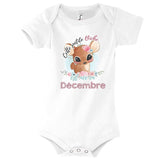 Body Bébé Biche née en décembre - Planetee