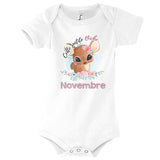 Body Bébé Biche née en novembre - Planetee