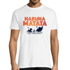 T-shirt Homme Hakuna matata Sans Aucun soucis Blanc - Planetee