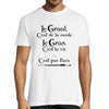 T-shirt Homme Le Gras Graal Blanc - Planetee