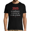 T-shirt Homme Anniversaire 2005 Mythe Légende - Planetee