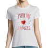 T-shirt Femme Je peux pas j'ai Puzzle - Planetee