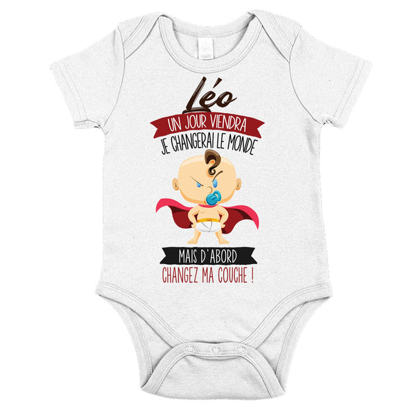 Body bébé Léo Humour - Planetee