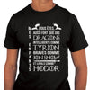 T-shirt Homme Mes Enfants Référence Game Of Thrones - Planetee