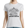 T-shirt Femme Secrétaire référence - Planetee
