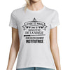 T-shirt Femme Institutrice - Planetee