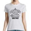 T-shirt Femme Directrice - Planetee