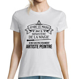 T-shirt Femme Artiste peintre - Planetee