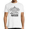 T-shirt Homme Professeur - Planetee
