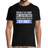 T-shirt Homme 57 ans Sexy - Planetee