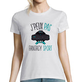 T-shirt femme Je peux pas fantasy Sport - Planetee
