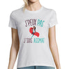 T-shirt femme Je peux pas Assmat - Planetee