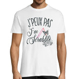 T-shirt homme J'peux pas j'ai Scrabble - Planetee