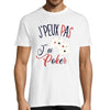 T-shirt homme J'peux pas j'ai Poker | Collection Pour les fins stratèges - Planetee
