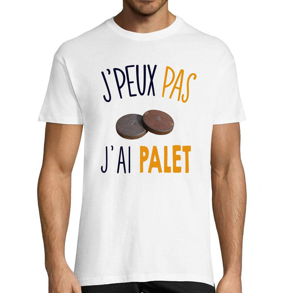 T-shirt homme Je peux pas Palet - Planetee