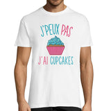 T-shirt homme Je peux pas j'ai cupcakes - Planetee