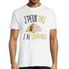 T-shirt homme Je peux pas j'ai camping - Planetee