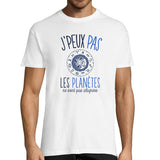 T-shirt homme Je peux pas Astrologie - Planetee