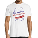 T-shirt homme Opticien lunetier Le Meilleur du Monde - Planetee