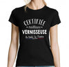 T-shirt femme Vernisseuse La Meilleure de France - Planetee