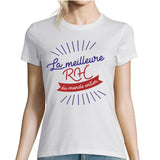 T-shirt femme Rh La Meilleure du Monde - Planetee
