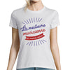 T-shirt femme Musicienne La Meilleure du Monde - Planetee