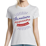 T-shirt femme Magasinière La Meilleure du Monde - Planetee