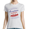 T-shirt femme Auxiliaire de vie La Meilleure du Monde - Planetee