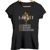 T-shirt femme Nom de Famille Gauthier - Planetee
