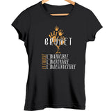 T-shirt femme Nom de Famille Brunet - Planetee