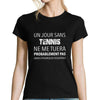 T-shirt femme Tennis ne me tuera probablement - Planetee