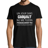 T-shirt homme Croquet Humour - Planetee