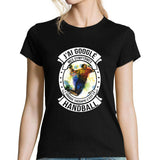 T-shirt femme Handball Passionné - Planetee