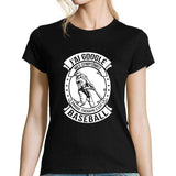 T-shirt femme Baseball Passionné - Planetee