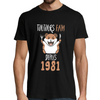 T-shirt homme Anniversaire 1981 Toujours Faim - Planetee