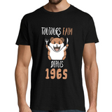 T-shirt homme Anniversaire 1965 Toujours Faim - Planetee