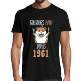 T-shirt homme Anniversaire 1961 Toujours Faim - Planetee