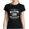 T-shirt femme Anniversaire Millésime 2005 Grand Cru - Planetee