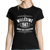 T-shirt femme Anniversaire Millésime 1987 Grand Cru - Planetee