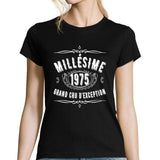 T-shirt femme Anniversaire Millésime 1975 Grand Cru - Planetee