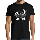 T-shirt Homme Guitare Évolution - Planetee